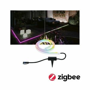 PAULMANN Plug & Shine LED pásek Smart Home Zigbee Smooth IP67 RGBW 11W bílá obraz