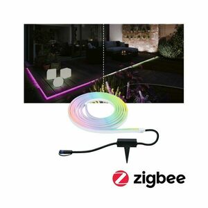 PAULMANN Plug & Shine LED pásek Smart Home Zigbee Smooth IP67 RGBW 22W bílá obraz