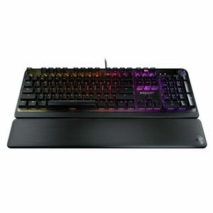 Roccat Pyro Mechanical Gaming Keyboard, Red Switch, US Layout, Black obraz