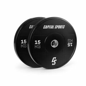 Capital Sports Elongate 2020, kotoučové závaží, 2 x 15 kg, tvrdá guma, Ø 50, 4 mm obraz
