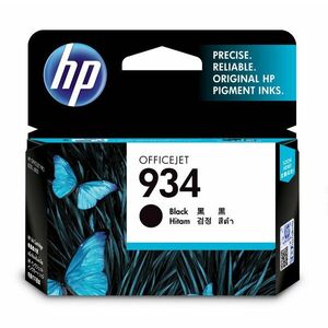 HP 934 Černá originální inkoustová kazeta C2P19AE#BGY obraz