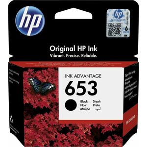 HP Černá originální inkoustová kazeta 653 Advantage 3YM75AE#BHK obraz