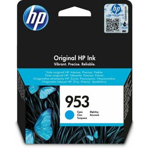 HP 953 Azurová originální inkoustová kazeta F6U12AE#BGY obraz