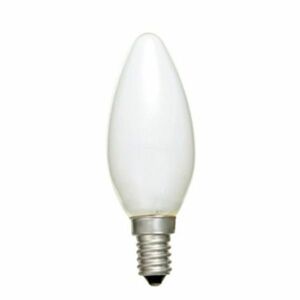 Tes-lamp Žárovka 60W E14 230V svíčková matná obraz