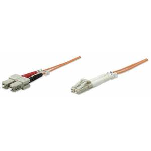 Intellinet 1.0m LC-SC M/M optický kabel 1 m OM1 Oranžová 471251 obraz