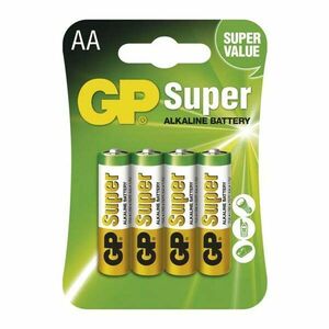 GP Alkalická baterie Super LR6 (AA), 4 kusy obraz