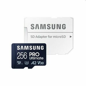 Samsung PRO Ultimate Micro SDXC 256GB + SD adaptér obraz
