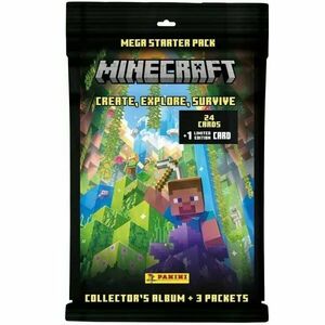 Sběratelské karty Panini Minecraft 3 Starter Set obraz