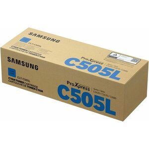 Samsung CLT-C505L High-Yield Cyan Original Toner Cartridge SU035A obraz