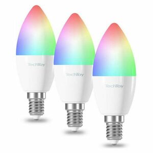 TechToy Smart Bulb RGB 6W E14 ZigBee 3pcs set TSL-LIG-E14ZB-3PC obraz