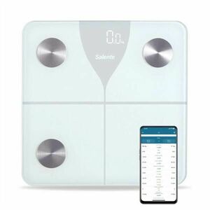 Salente SlimFit, osobní diagnostická fitness váha, Bluetooth, bílá obraz