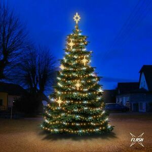 DecoLED LED světelná sada na stromy vysoké 6-8m, teplá bílá s Flash, dekory EFD15WS2 obraz
