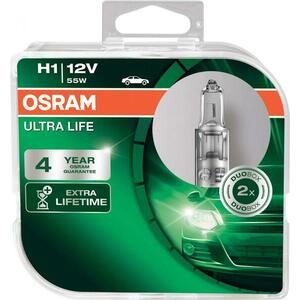 OSRAM H1 64150ULT-HCB ULTRA LIFE, 55W, 12V, P14.5s duobox obraz