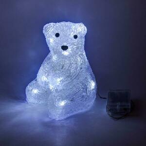 DecoLED Sedící LED medvěd na baterie - 16 diod obraz