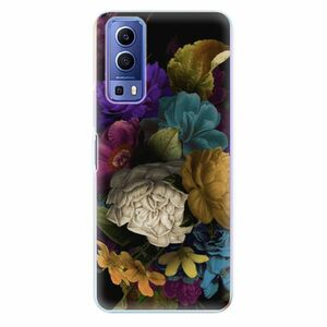 Odolné silikonové pouzdro iSaprio - Dark Flowers - Vivo Y72 5G obraz