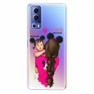 Odolné silikonové pouzdro iSaprio - Mama Mouse Brunette and Girl - Vivo Y72 5G obraz
