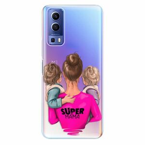 Odolné silikonové pouzdro iSaprio - Super Mama - Two Boys - Vivo Y72 5G obraz