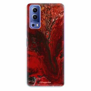 Odolné silikonové pouzdro iSaprio - RedMarble 17 - Vivo Y72 5G obraz