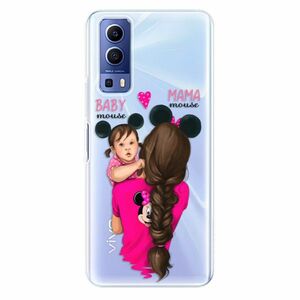 Odolné silikonové pouzdro iSaprio - Mama Mouse Brunette and Girl - Vivo Y52 5G obraz