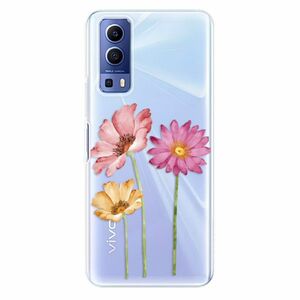 Odolné silikonové pouzdro iSaprio - Three Flowers - Vivo Y52 5G obraz