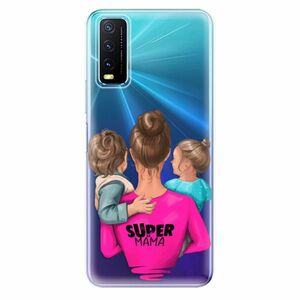 Odolné silikonové pouzdro iSaprio - Super Mama - Boy and Girl - Vivo Y20s obraz