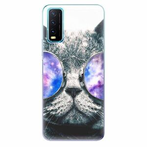 Odolné silikonové pouzdro iSaprio - Galaxy Cat - Vivo Y20s obraz