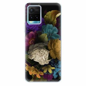 Odolné silikonové pouzdro iSaprio - Dark Flowers - Vivo Y21 / Y21s / Y33s obraz
