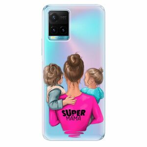 Odolné silikonové pouzdro iSaprio - Super Mama - Boy and Girl - Vivo Y21 / Y21s / Y33s obraz