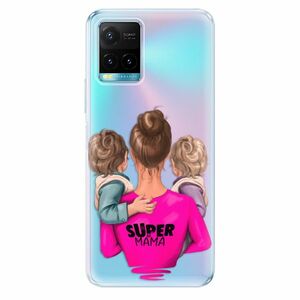 Odolné silikonové pouzdro iSaprio - Super Mama - Two Boys - Vivo Y21 / Y21s / Y33s obraz