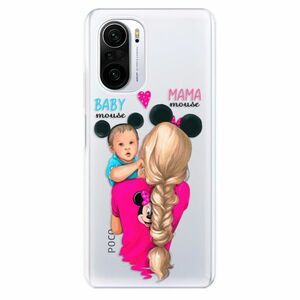 Odolné silikonové pouzdro iSaprio - Mama Mouse Blonde and Boy - Xiaomi Poco F3 obraz