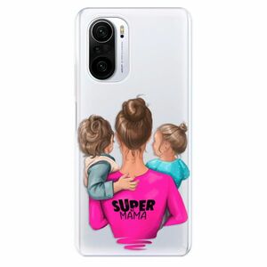 Odolné silikonové pouzdro iSaprio - Super Mama - Boy and Girl - Xiaomi Poco F3 obraz
