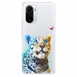 Odolné silikonové pouzdro iSaprio - Leopard With Butterfly - Xiaomi Poco F3 obraz