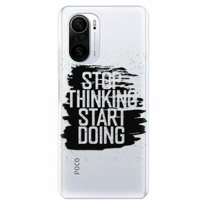 Odolné silikonové pouzdro iSaprio - Start Doing - black - Xiaomi Poco F3 obraz