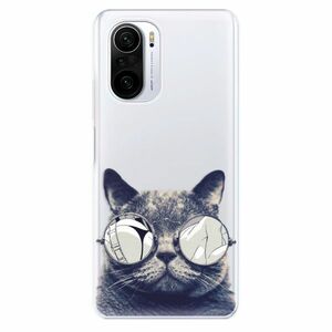 Odolné silikonové pouzdro iSaprio - Crazy Cat 01 - Xiaomi Poco F3 obraz