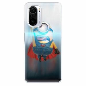Odolné silikonové pouzdro iSaprio - Mimons Superman 02 - Xiaomi Poco F3 obraz