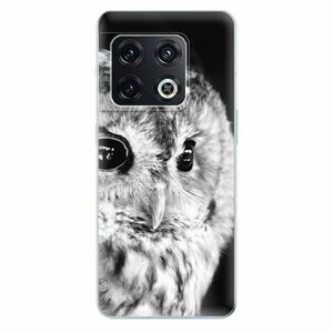 Odolné silikonové pouzdro iSaprio - BW Owl - OnePlus 10 Pro obraz