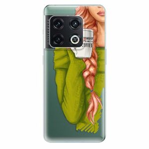 Odolné silikonové pouzdro iSaprio - My Coffe and Redhead Girl - OnePlus 10 Pro obraz