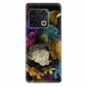 Odolné silikonové pouzdro iSaprio - Dark Flowers - OnePlus 10 Pro obraz
