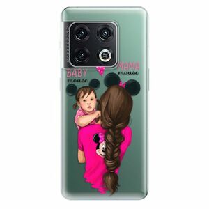 Odolné silikonové pouzdro iSaprio - Mama Mouse Brunette and Girl - OnePlus 10 Pro obraz