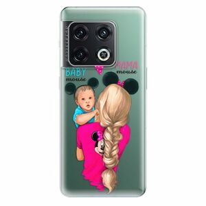 Odolné silikonové pouzdro iSaprio - Mama Mouse Blonde and Boy - OnePlus 10 Pro obraz