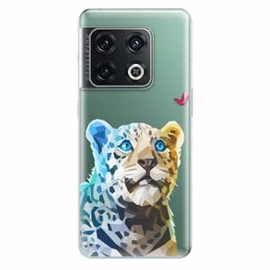 Odolné silikonové pouzdro iSaprio - Leopard With Butterfly - OnePlus 10 Pro obraz