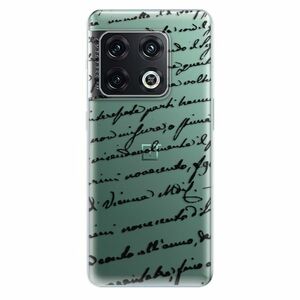 Odolné silikonové pouzdro iSaprio - Handwriting 01 - black - OnePlus 10 Pro obraz