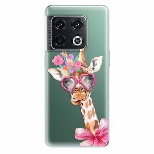 Odolné silikonové pouzdro iSaprio - Lady Giraffe - OnePlus 10 Pro obraz