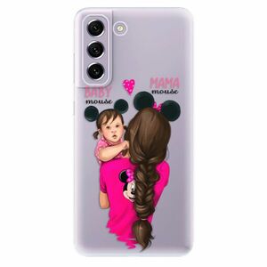 Odolné silikonové pouzdro iSaprio - Mama Mouse Brunette and Girl - Samsung Galaxy S21 FE 5G obraz