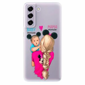 Odolné silikonové pouzdro iSaprio - Mama Mouse Blonde and Boy - Samsung Galaxy S21 FE 5G obraz