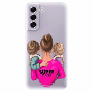 Odolné silikonové pouzdro iSaprio - Super Mama - Two Boys - Samsung Galaxy S21 FE 5G obraz
