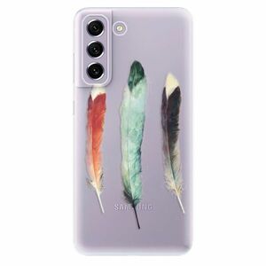 Odolné silikonové pouzdro iSaprio - Three Feathers - Samsung Galaxy S21 FE 5G obraz