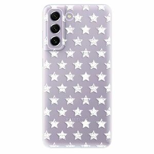Odolné silikonové pouzdro iSaprio - Stars Pattern - white - Samsung Galaxy S21 FE 5G obraz