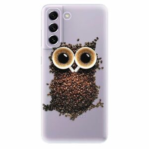 Odolné silikonové pouzdro iSaprio - Owl And Coffee - Samsung Galaxy S21 FE 5G obraz