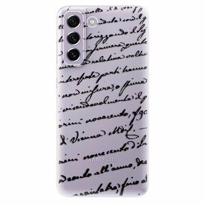 Odolné silikonové pouzdro iSaprio - Handwriting 01 - black - Samsung Galaxy S21 FE 5G obraz